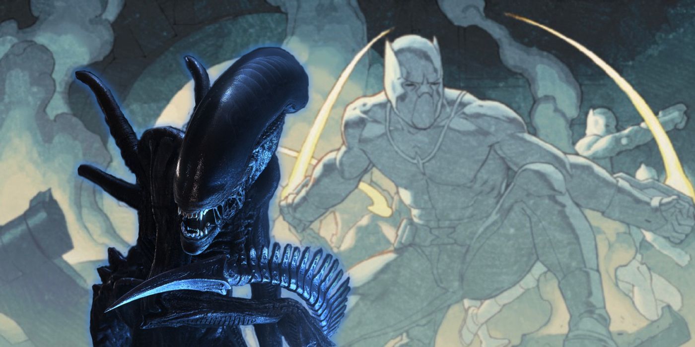 Black Panther’s son gets a new adult design in the epic Marvel vs. Alien crossover