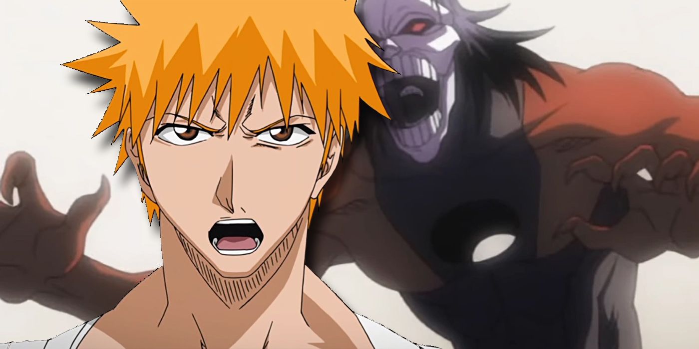 Ichigo with the Hollow known as Acidwire, AKA Orihime&rsquo;s Brother.