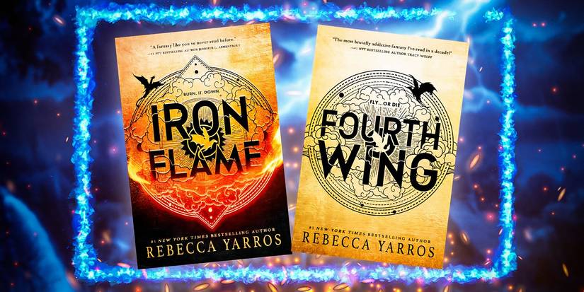 Book Covers from The Iron Flame and Fourth Wing