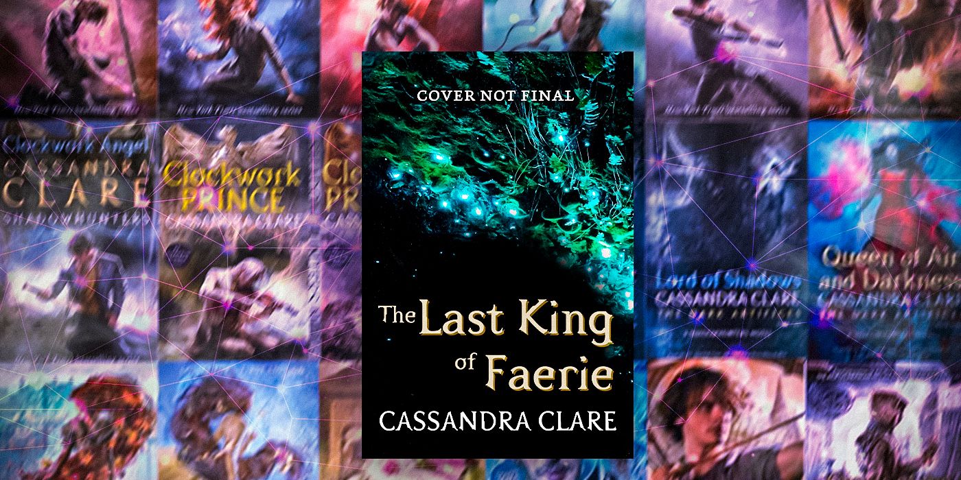 Capa temporária do livro The Last King of Faerie sobre os livros Shadowhunter