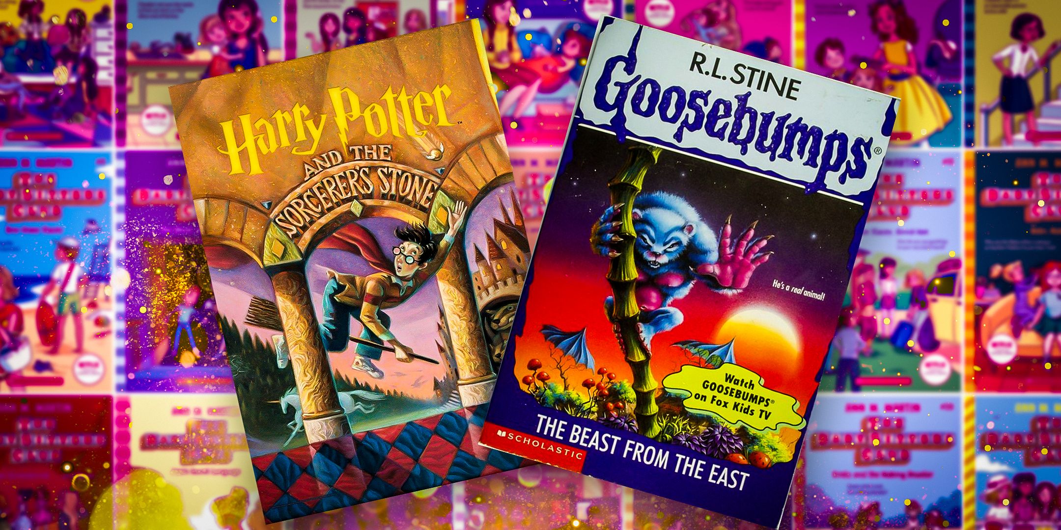 Book-Covers-of-Harry-Potter-and-the-Philosopher's-Stone-and-Goosebumps-The-Beats-From-The-East