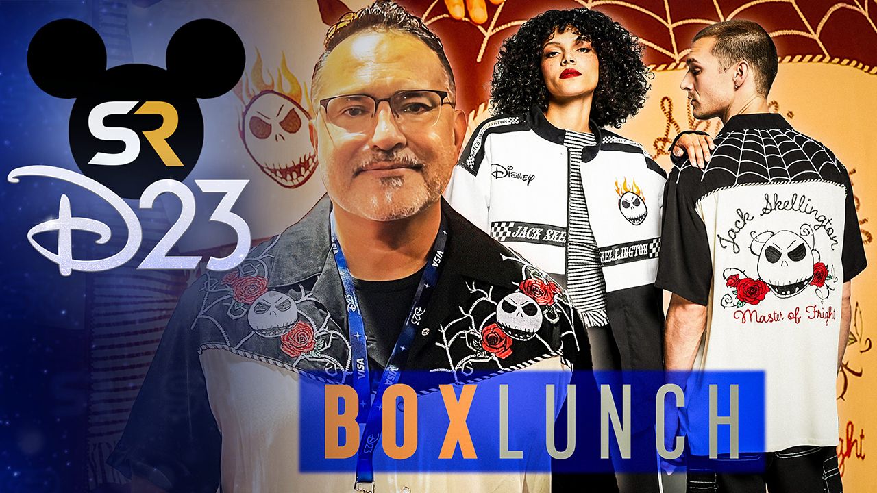 Disney получает черно-белое оформление на стенде BoxLunch D23