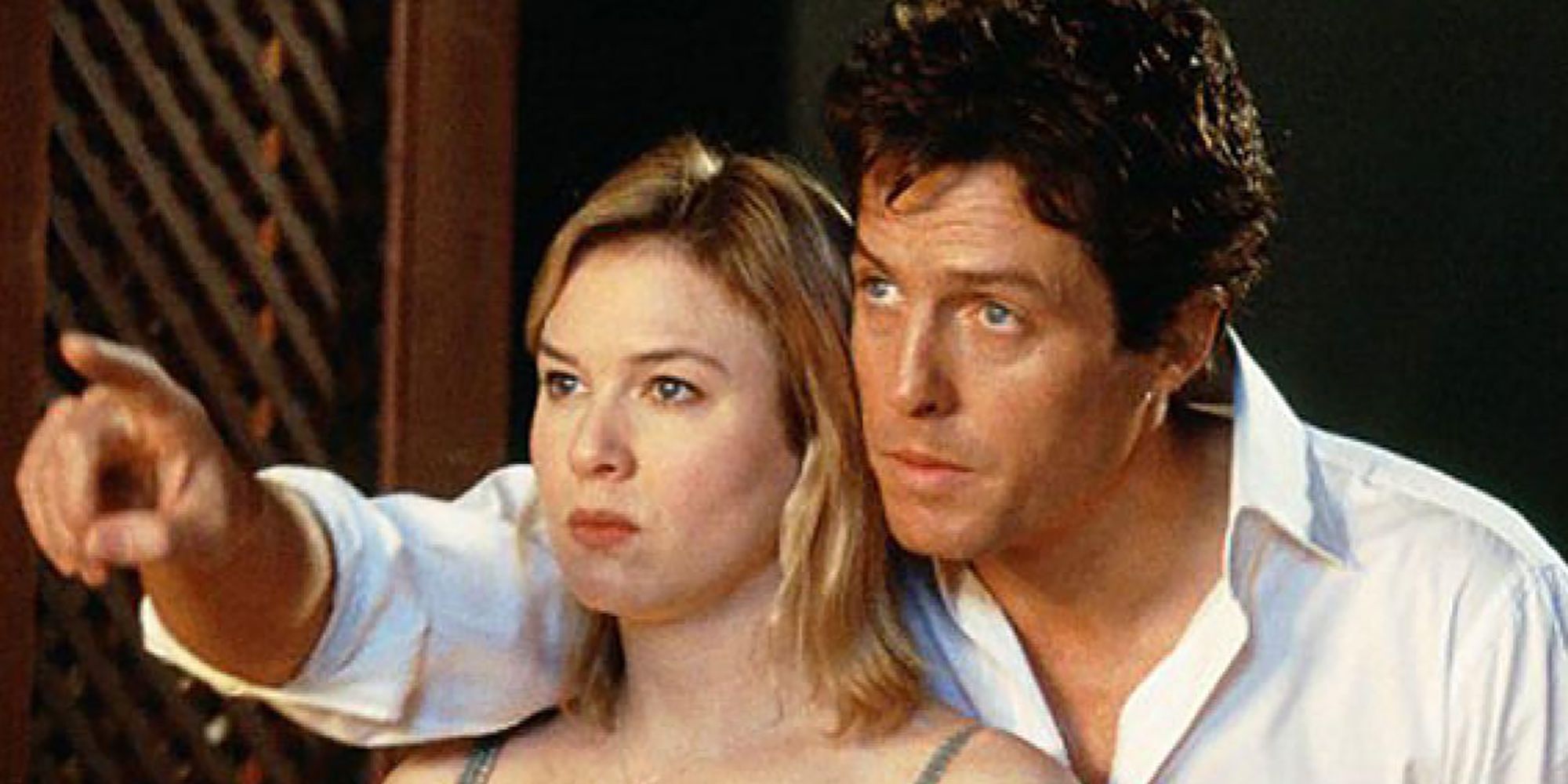 Hugh Grant y Renée Zellweger en El diario de Bridget Jones