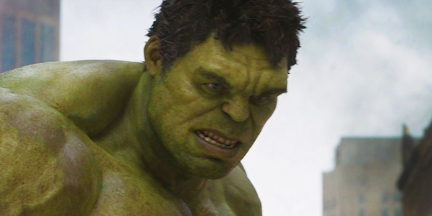 Bruce Banner's Hulk transforming in The Avengers