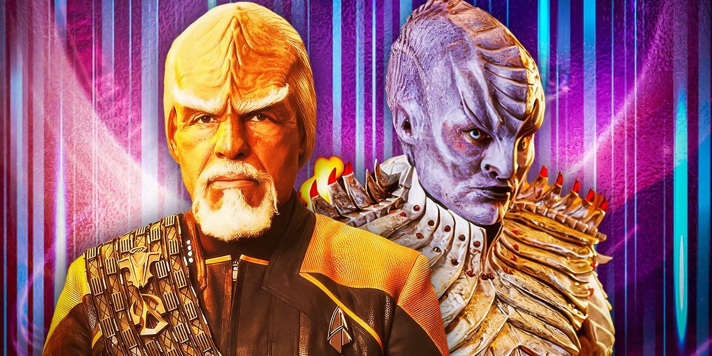 Worf and L&rsquo;Rell are Klingons in Star Trek