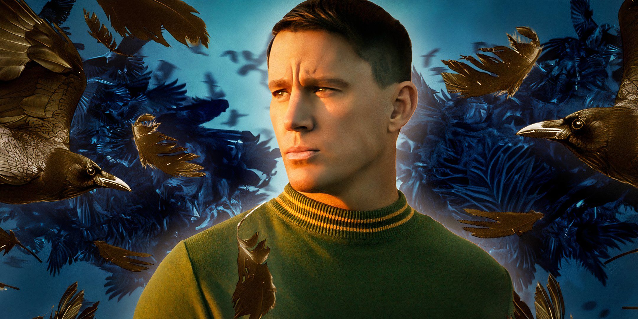 Channing Tatum in Fly Me To The Moon with The Crow poster