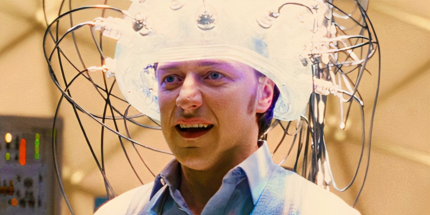 Charles Xavier using Cerebro for the first time in X-Men First Class