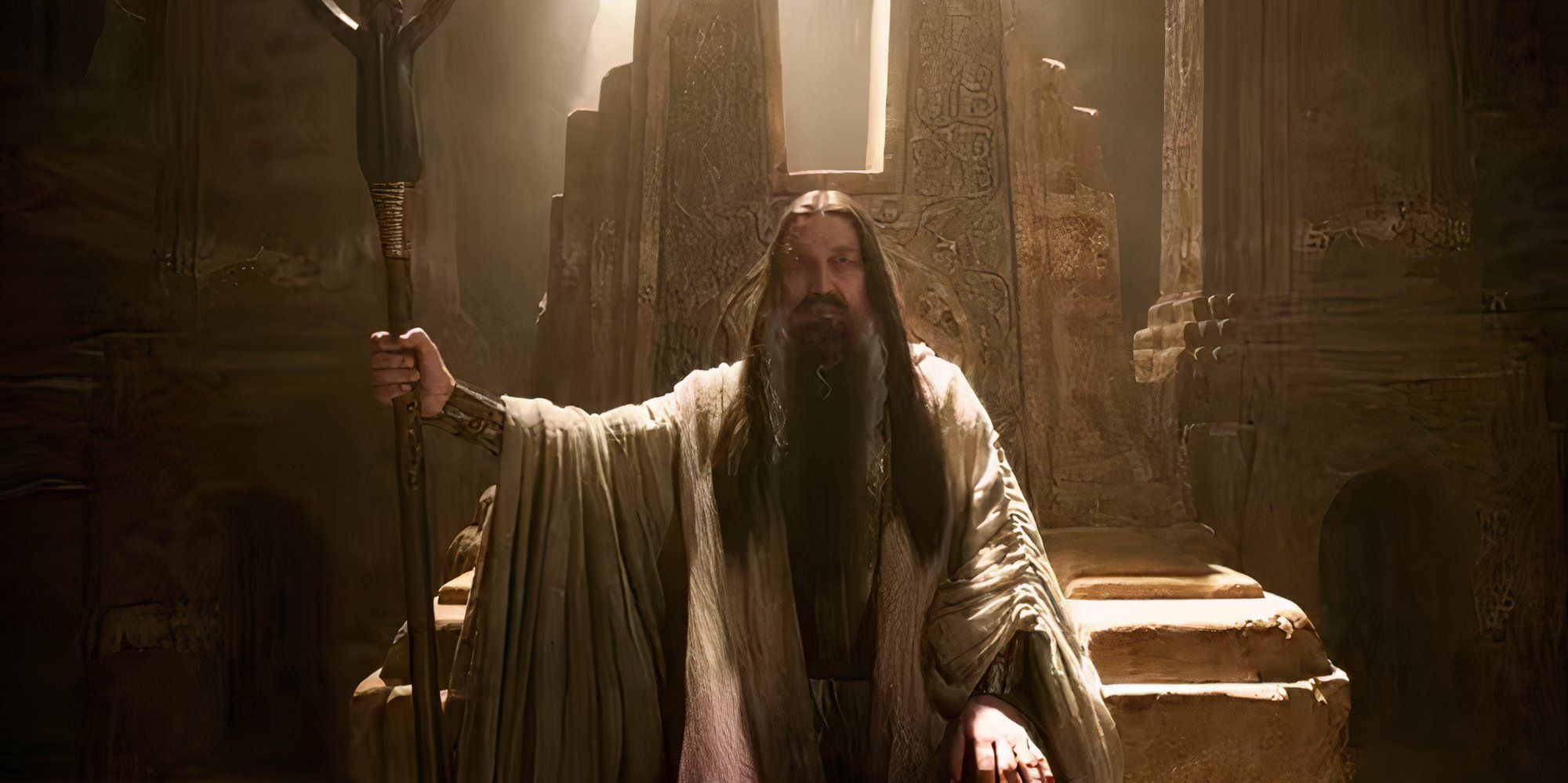 Ciarán Hinds as Dark Wizard in The Lord of the Rings The Rings of Power season 2 (1)