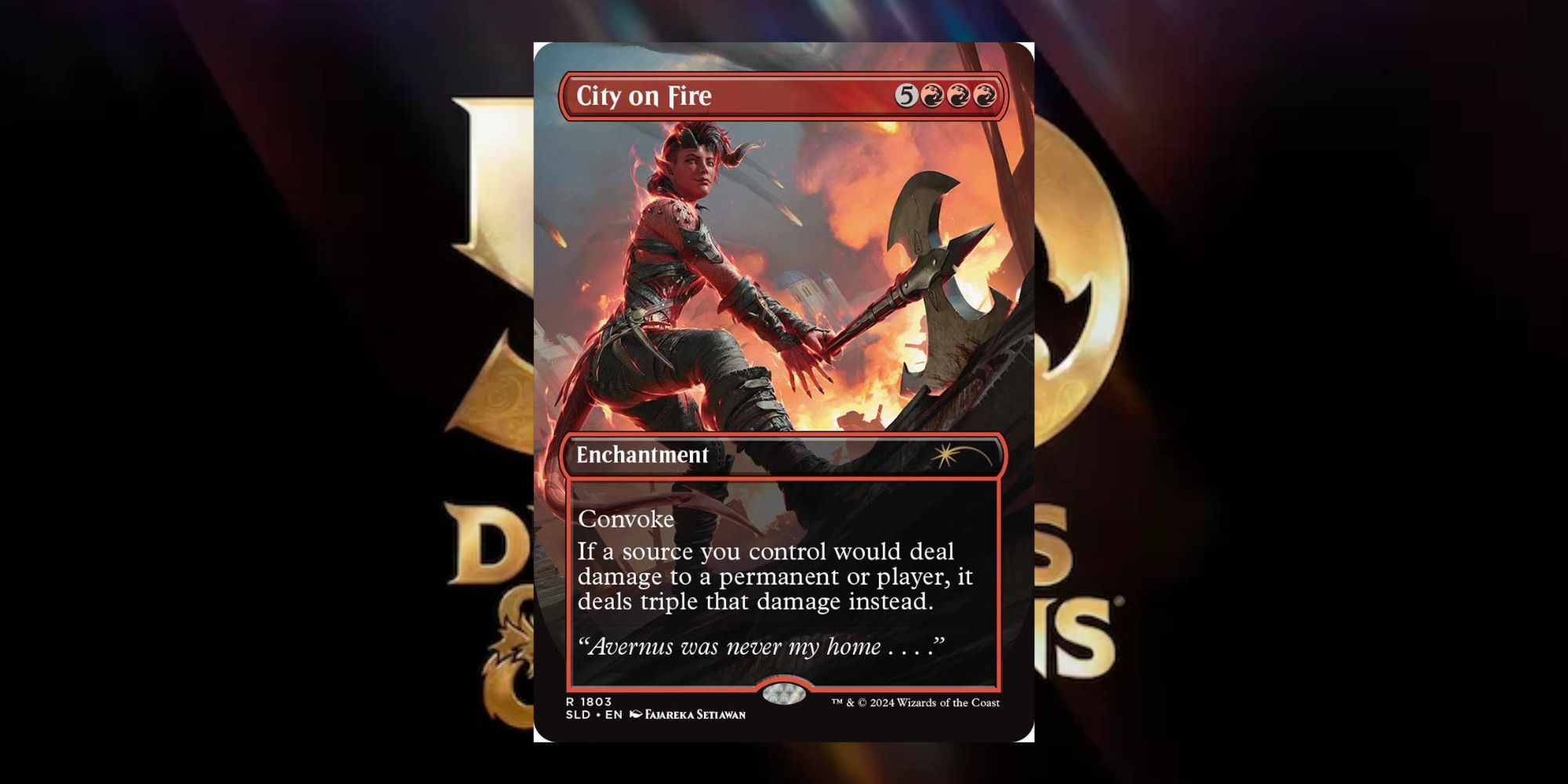 MTG Exclusive Cards Reveals Karlach's Rage