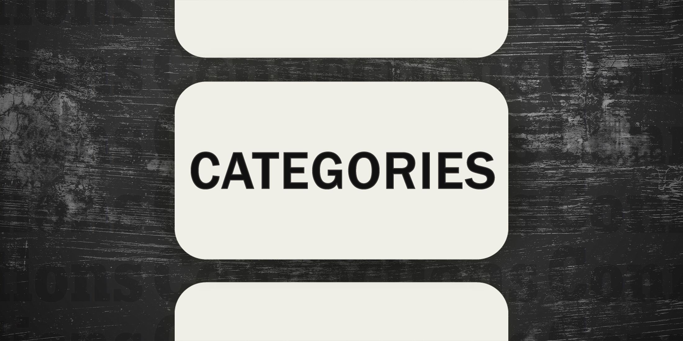 Goth Connections Categories August 9