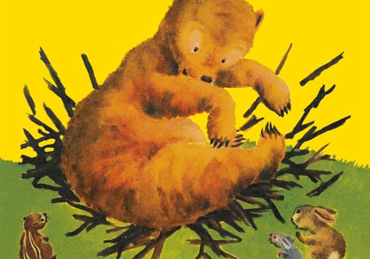 Cover of the children's book Mr. Bear will crush you all