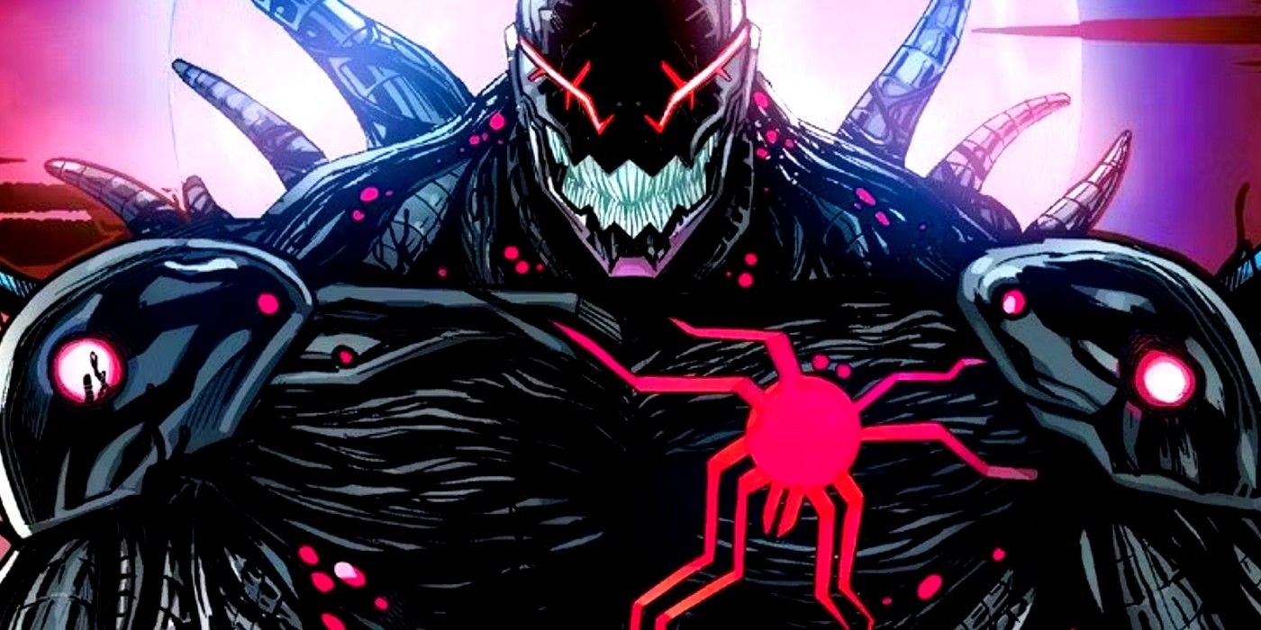 cyborg symbiote that combines venom and iron man