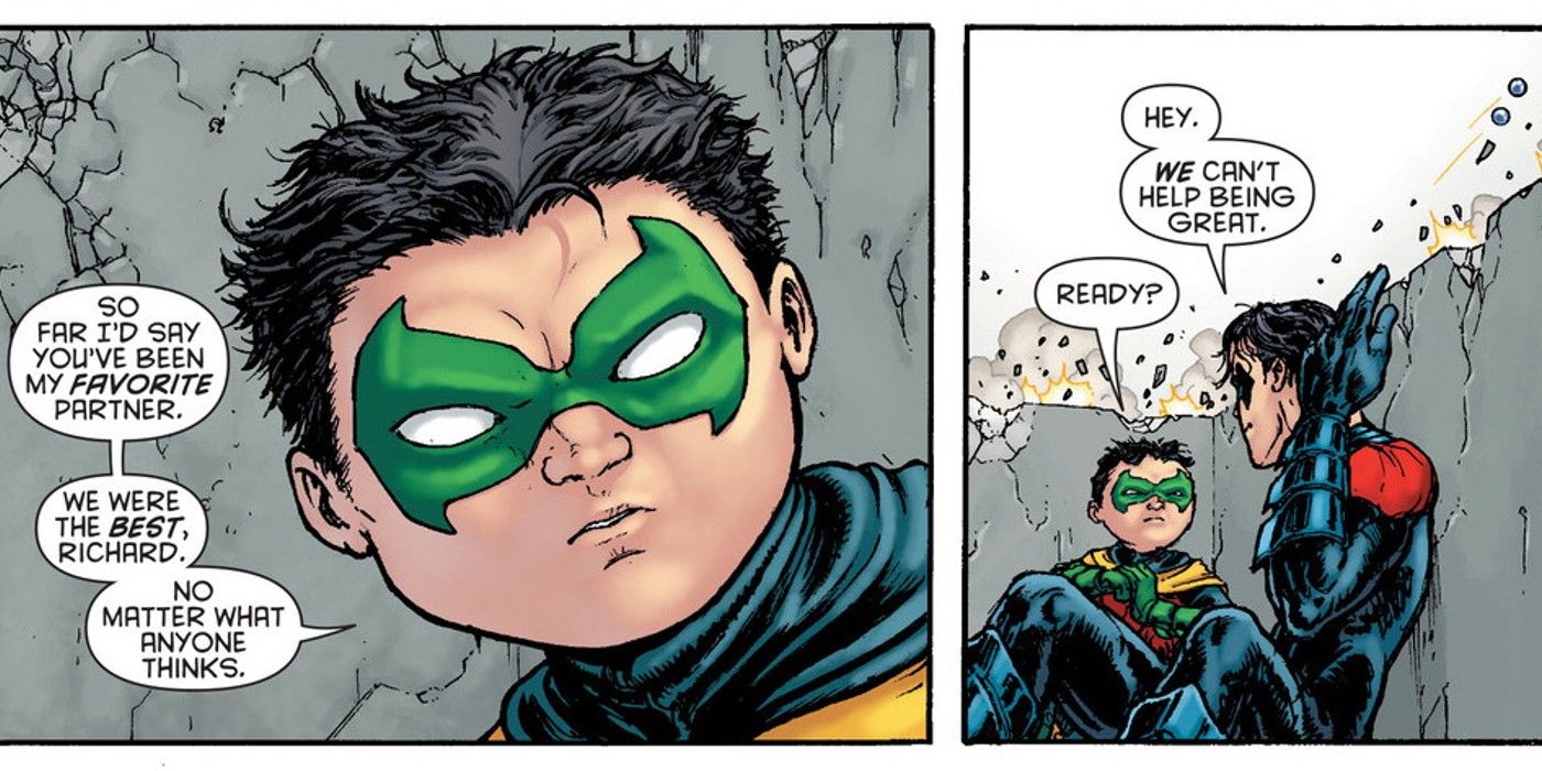 Damian Wayne says that himself and Nightwing were the best Batman and Robin