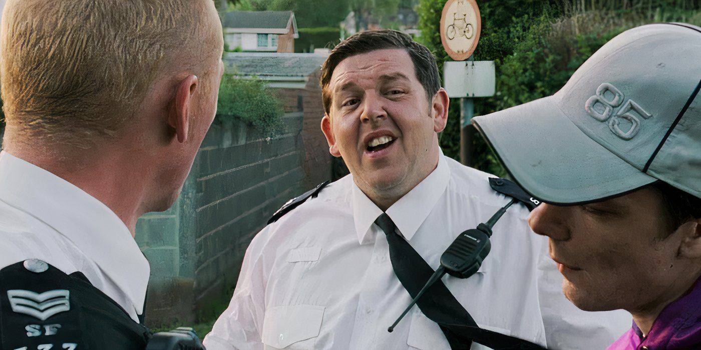 Danny explains he isn't made of eyes in Hot Fuzz