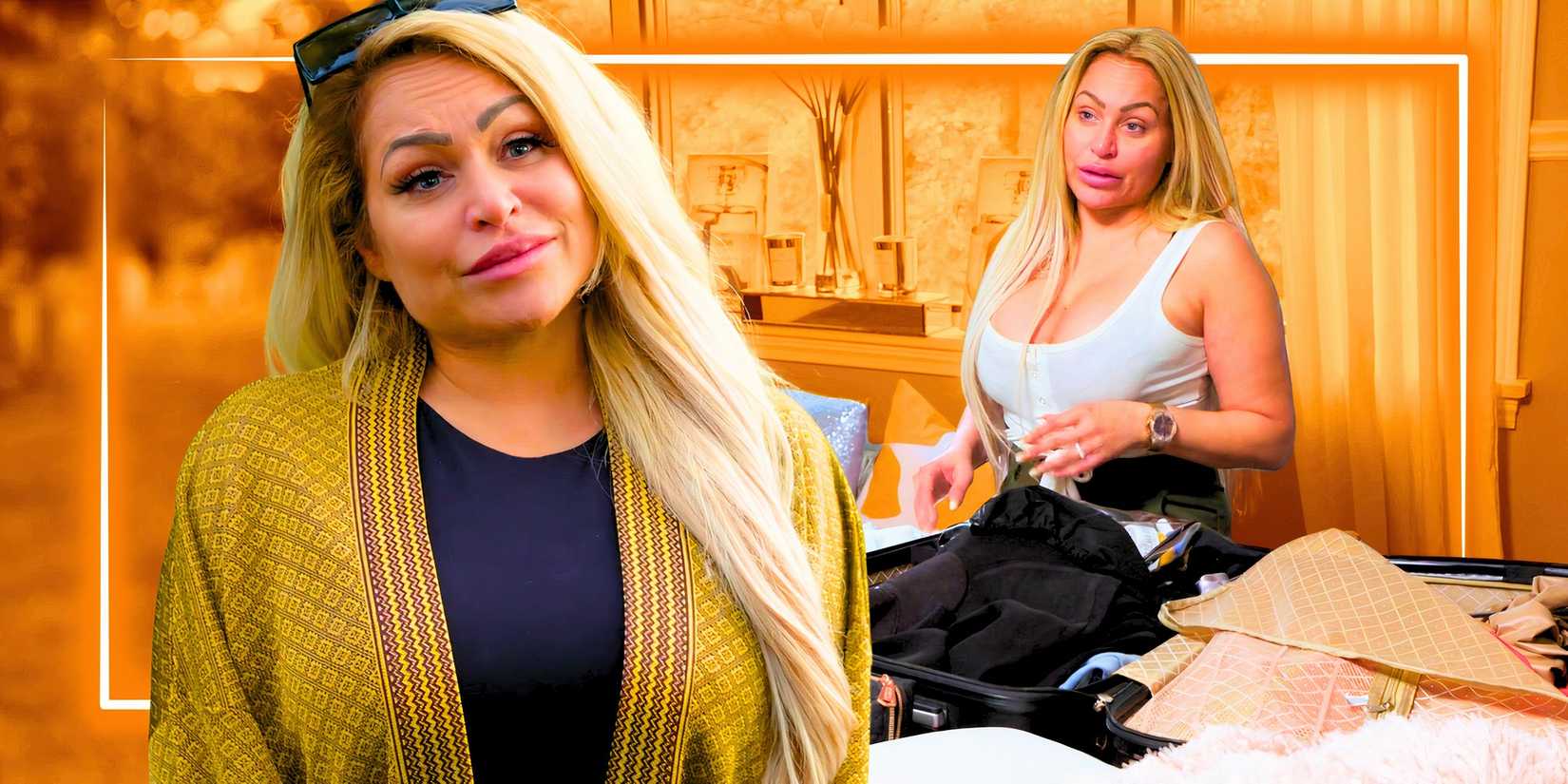 montage of Darcey Stacey Silva side by side images 90 Day Fiancé without makeup