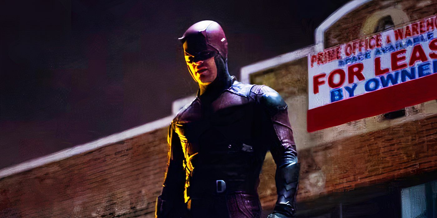 Daredevil con su primer disfraz en Daredevil