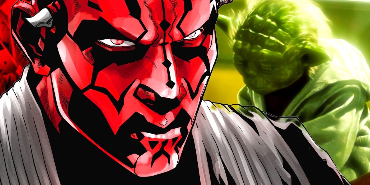 Darth Maul and Yoda Jedi Meditation Custom Star Wars Image