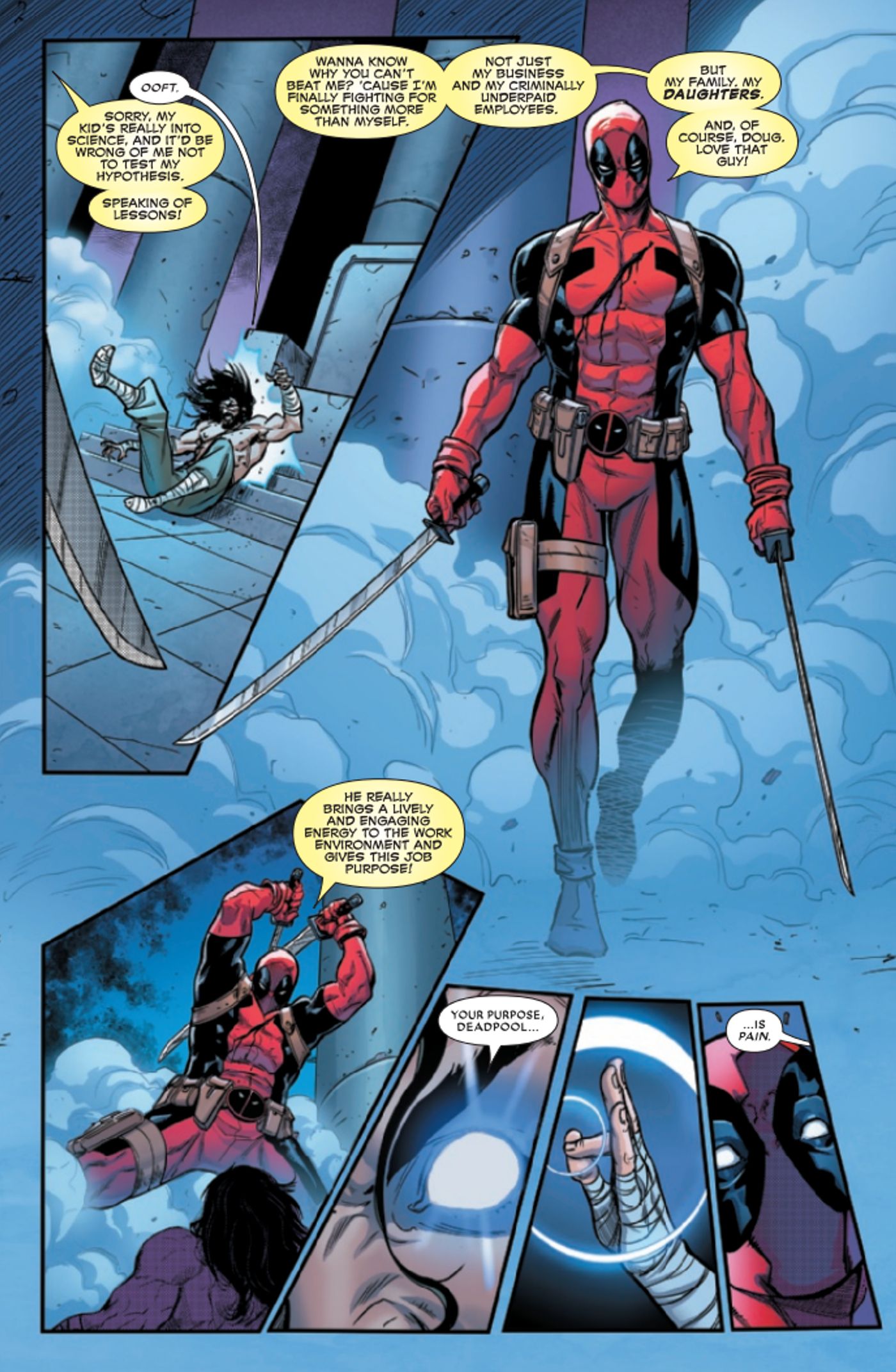 Deadpool afirma que ama Doug, um trabalhador diário do Deadpool Corps