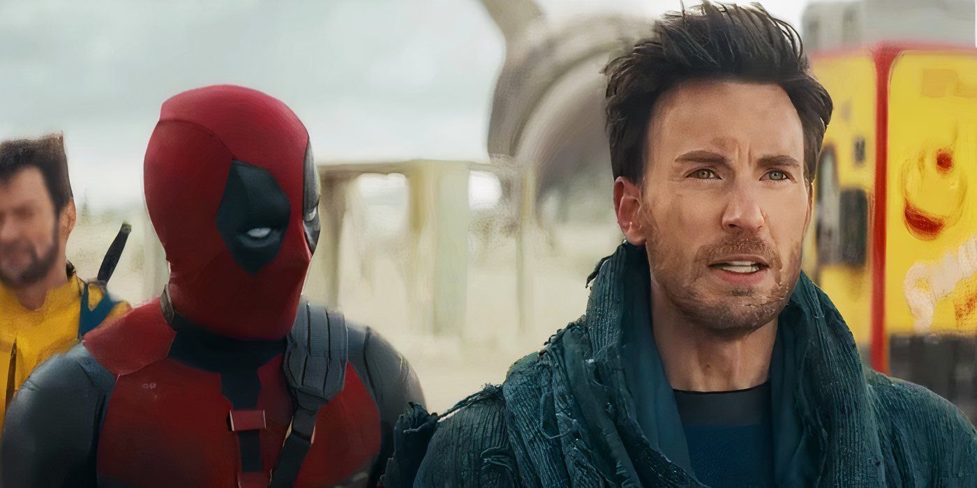 Deadpool urging Johnny Storm to assemble the Avengers in Deadpool & Wolverine