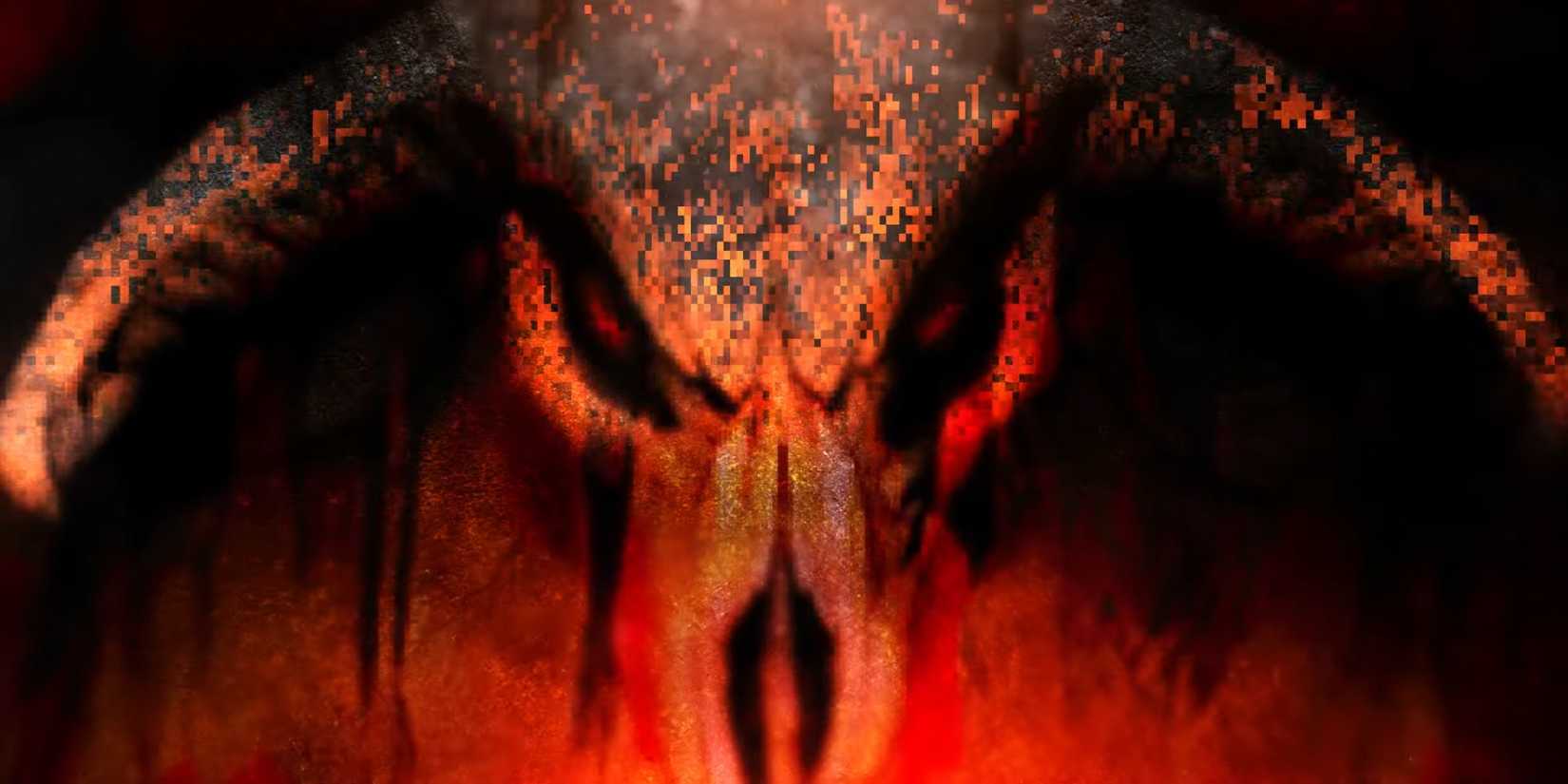 A demon's face for the new Legacy of Rust episode released in the DOOM + DOOM 2 collection.