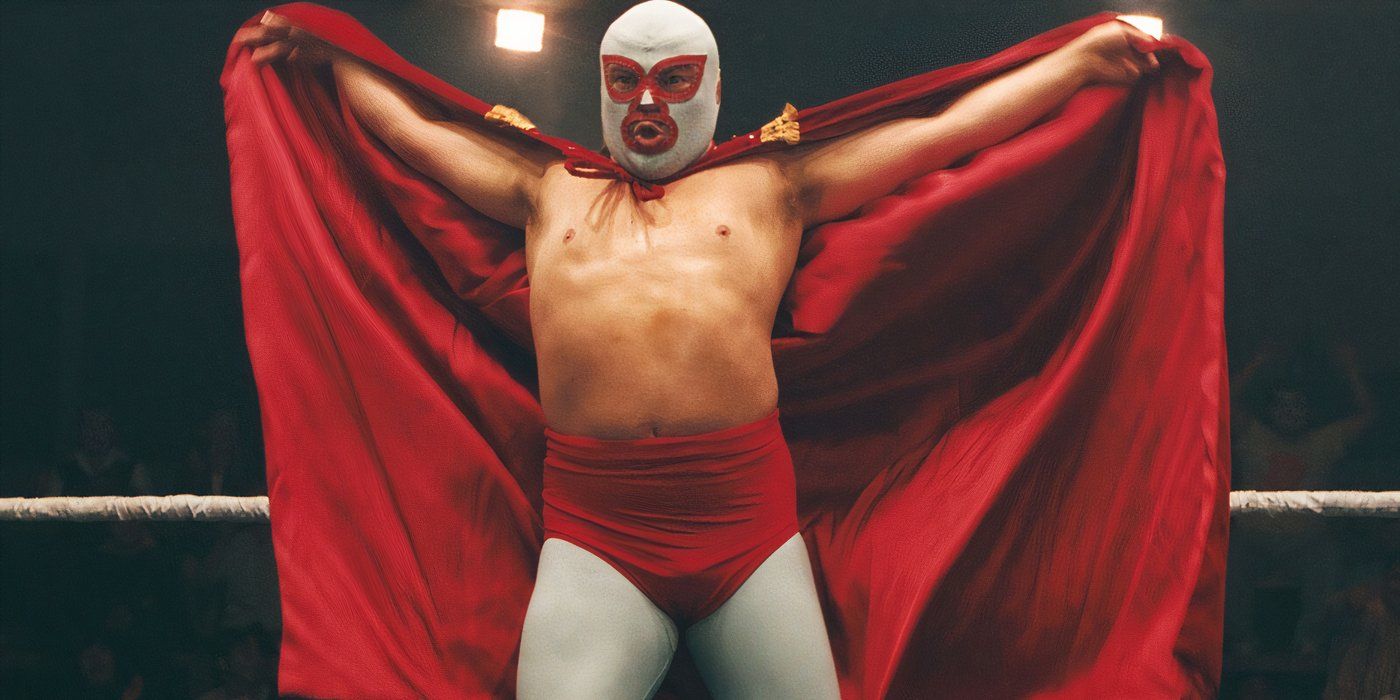 Ignacio using his Eagle Powers in Nacho Libre