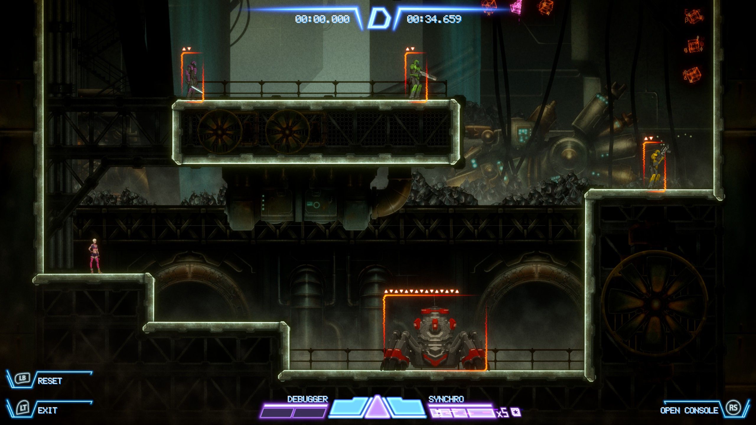 Eden Genesis Review: Unwieldy Cyberpunk Platforming