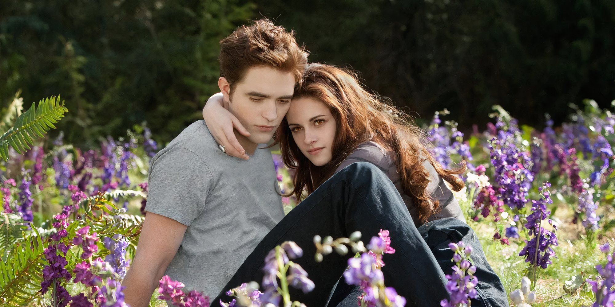 Edward and Bella in the Twilight saga