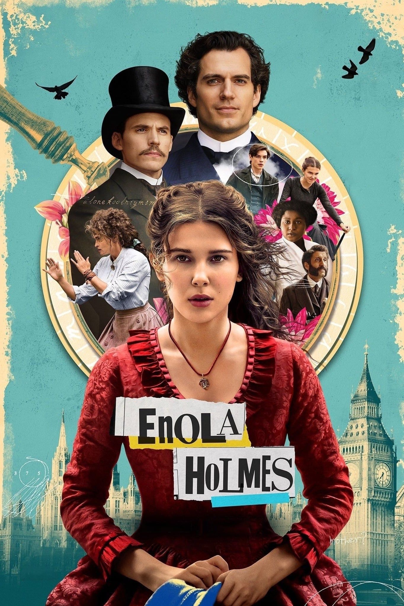 Póster de la película Enola Holmes (2020).