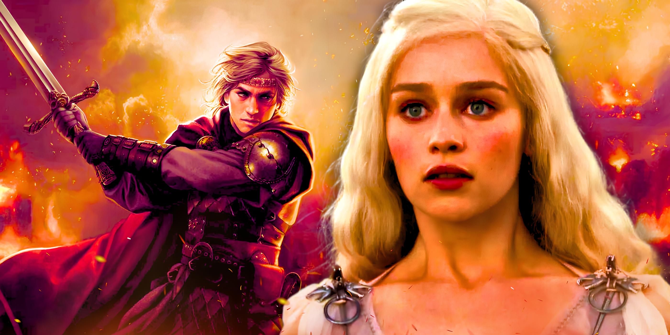 Daenerys und Aegon der Eroberer in Game of Thrones