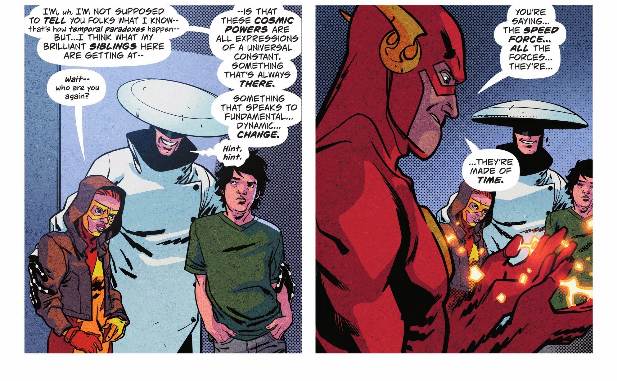 Flash entiende la potencia de la velocidad y los demás siempre son DC