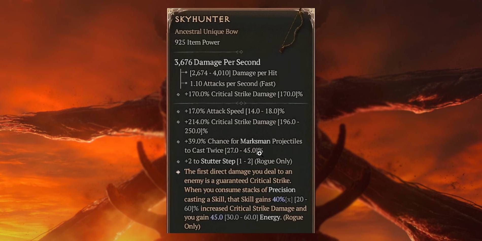 Diablo 4: How To Get The Skyhunter Bow