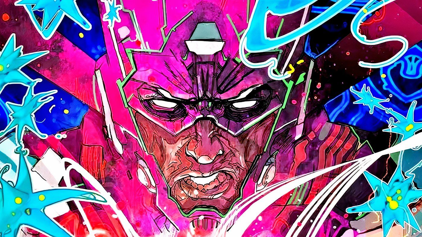 Galactus surging with cosmic power.