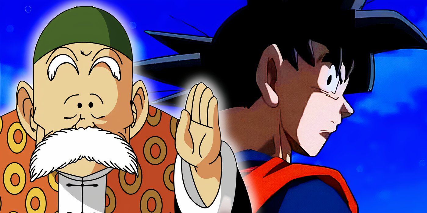 Goku from Dragon Ball Super and Grandpa Gohan