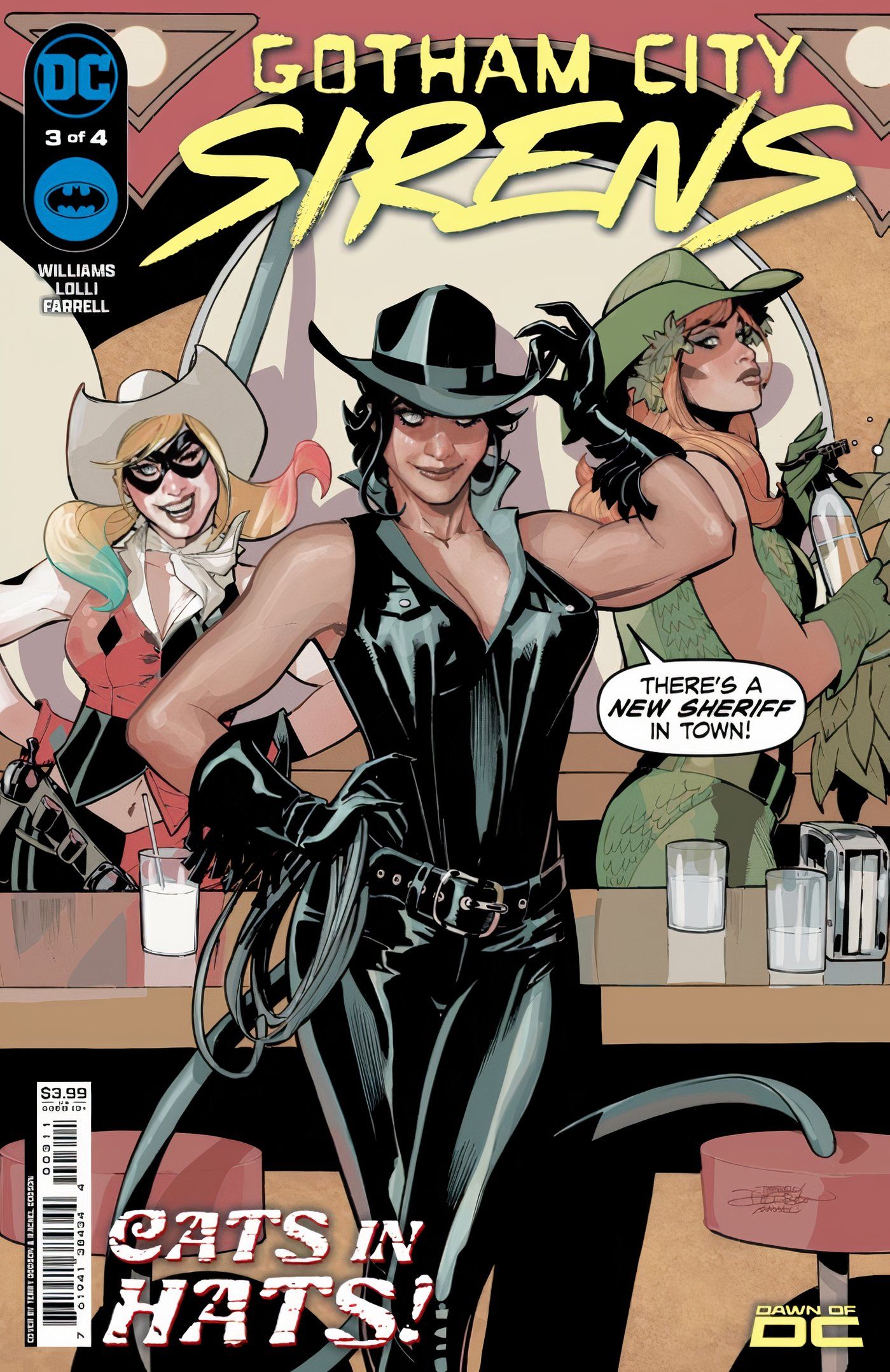 Sirenas de Gotham City #3 Catwoman Harley Quinn Hiedra venenosa