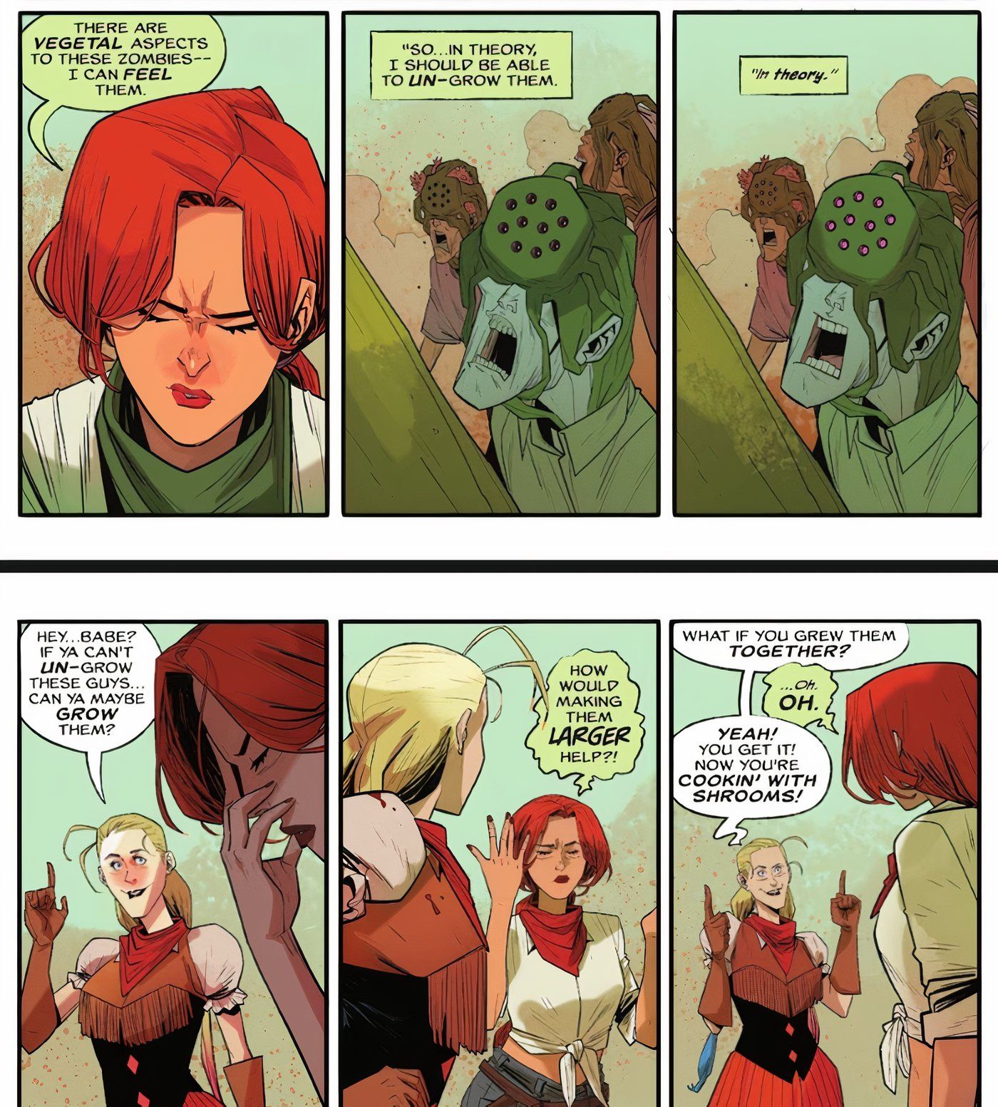 Gotham City Sirens #4 Plant Zombies