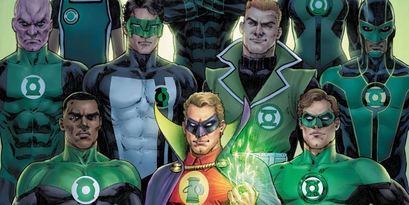 Green Lanterns Hal Jordan John Stewart Alan Scott Kyle Rayner