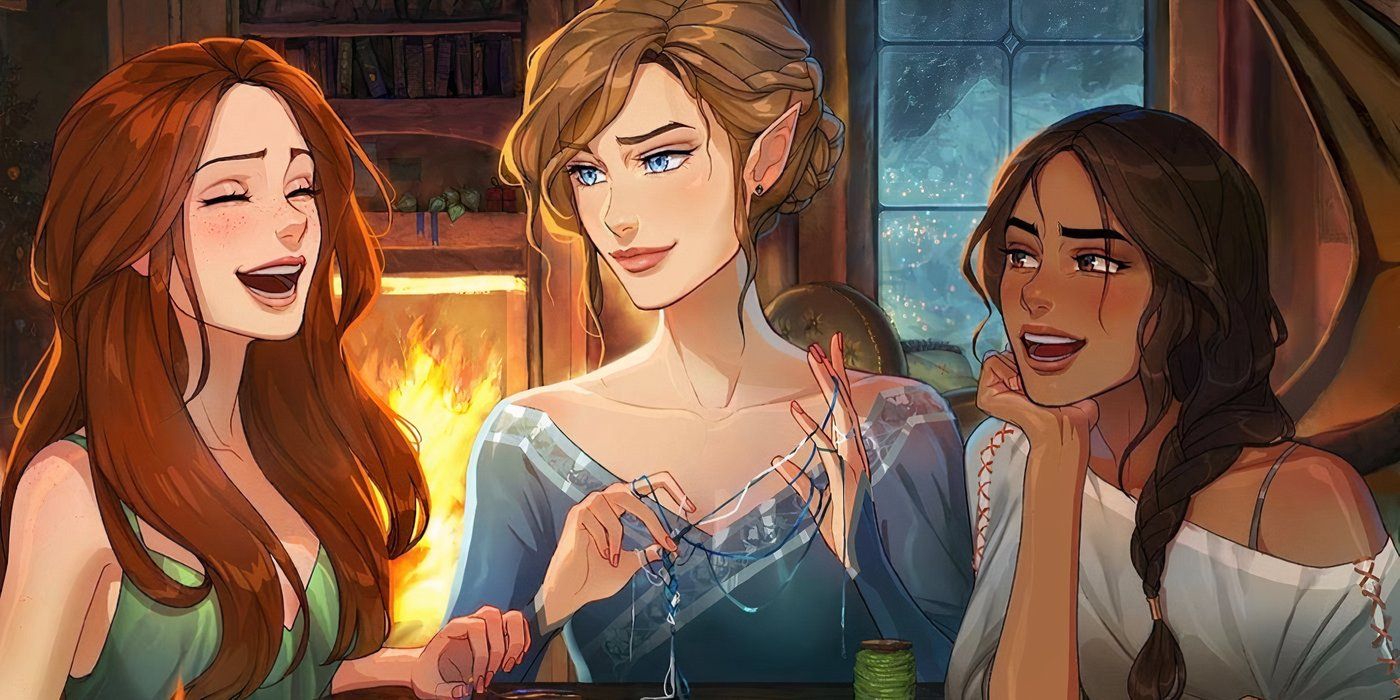 Gwyn, Nesta y Emery de ACOTAR de Frostbite Studios