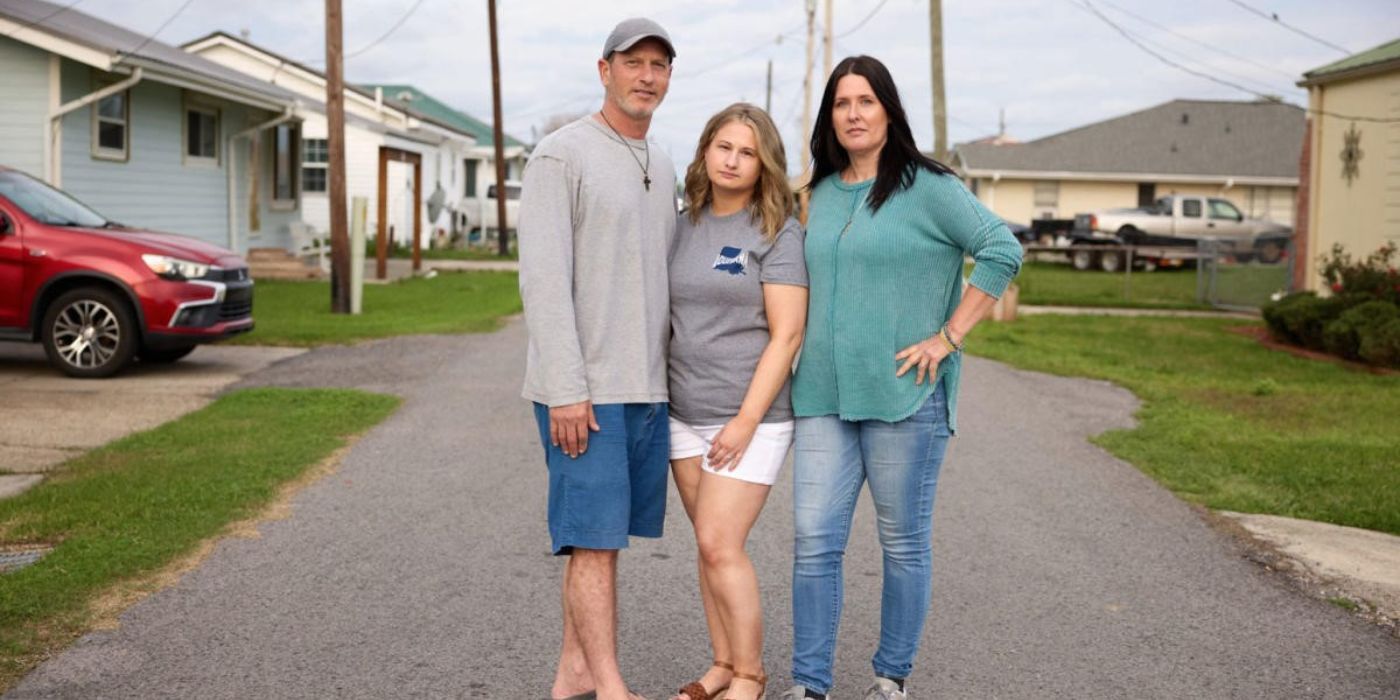 Gypsy-Rose Blanchard, Rodney e Kristy juntos em Gypsy-Rose Life After Lock Up.