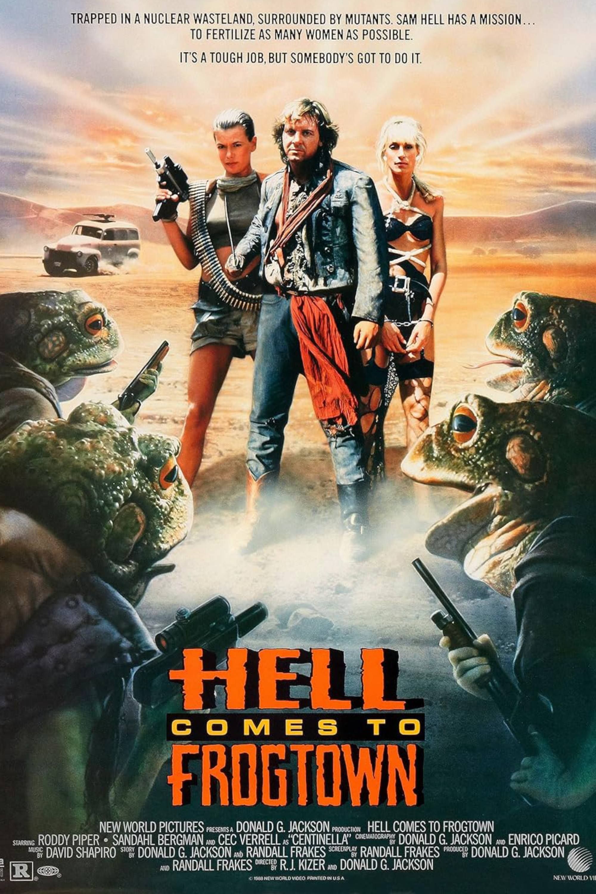 Hell Comes To Frogtown (1988) - Poster