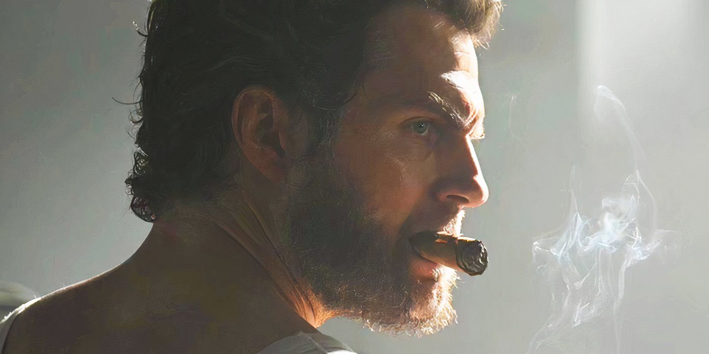 Wolverine de Henry Cavill fumando um charuto em Deadpool & Wolverine