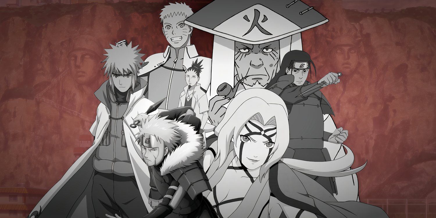 Naruto Todos os 8 Hokage