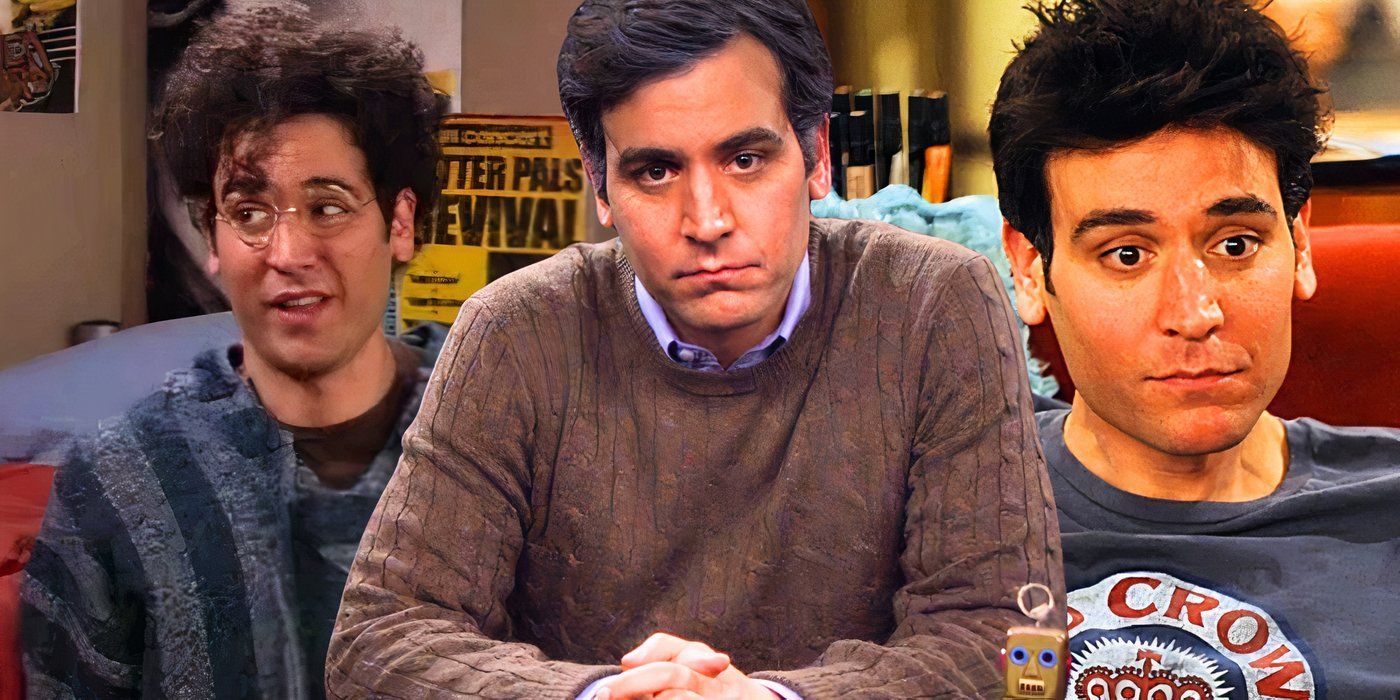 A blended image of young, old, and present-day Ted Mosby from How I Met Your Mother - created by Tom Russell