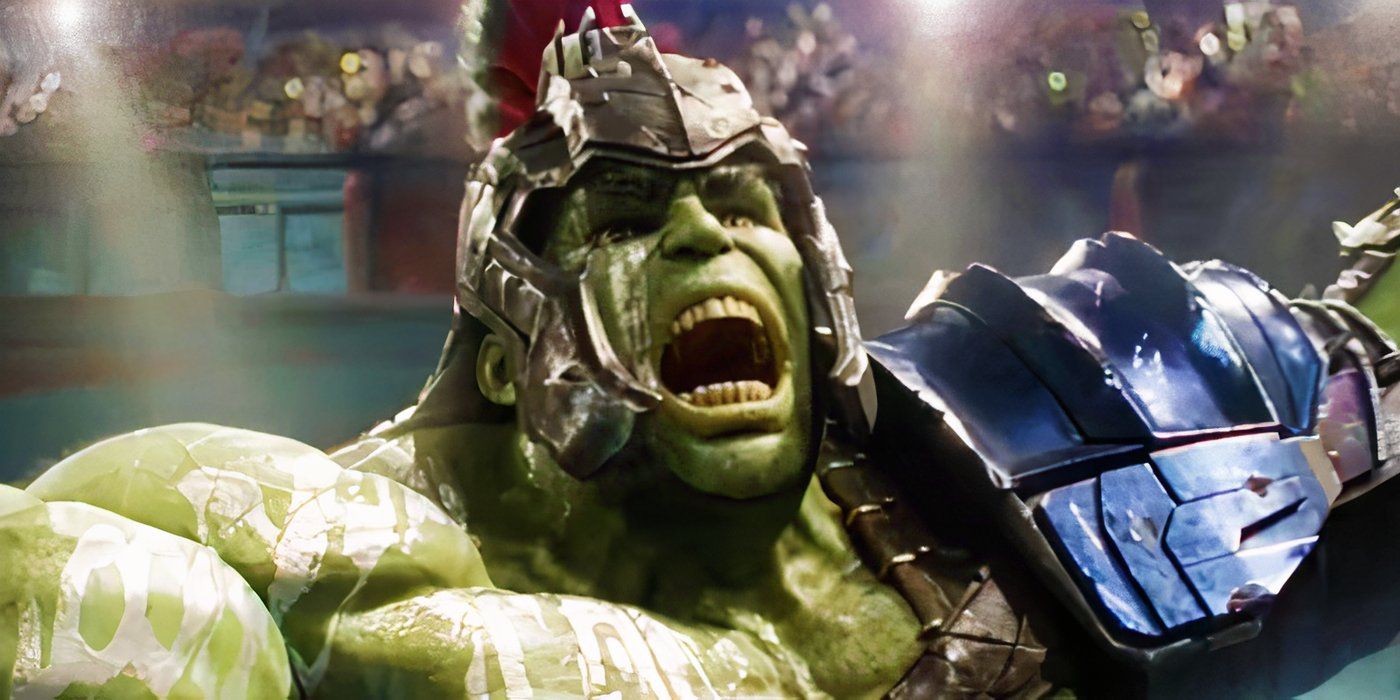 Hulk roaring in Thor Ragnarok