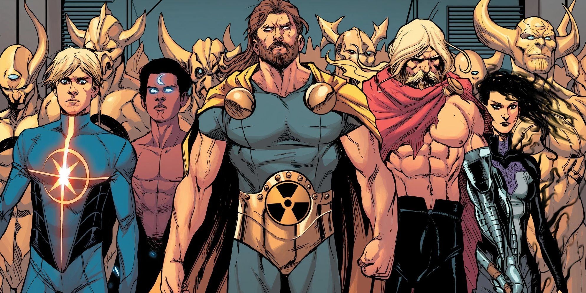 Hyperion stood with Thor and Starbrand