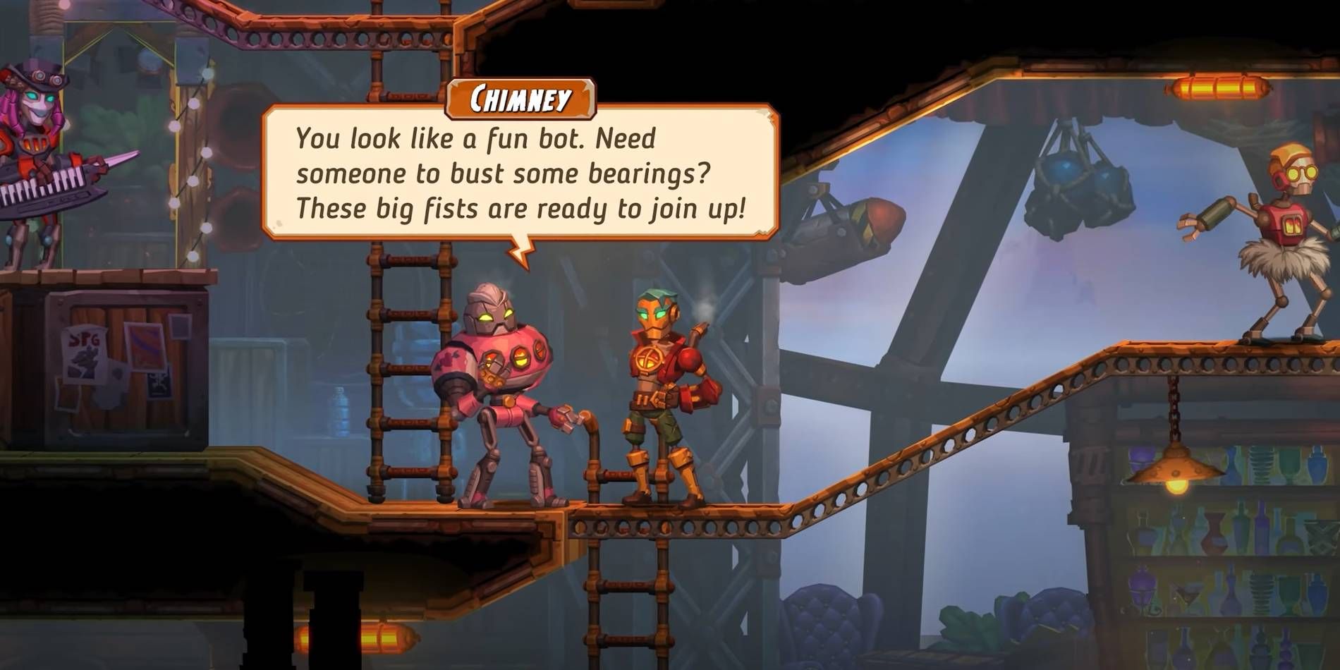 Steamworld Heist 2: как нанять всех членов команды