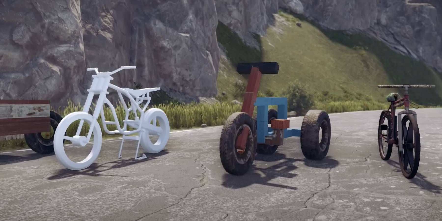 Rust different types of Motorbike and Bicycle vehicles
