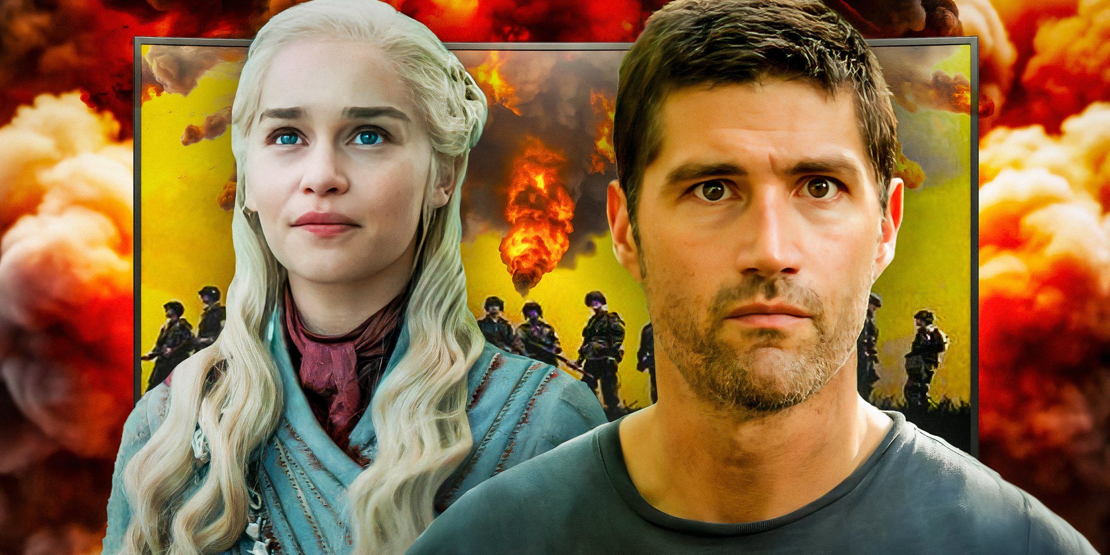 Daenerys from Game of Thrones and Jack from Lost
