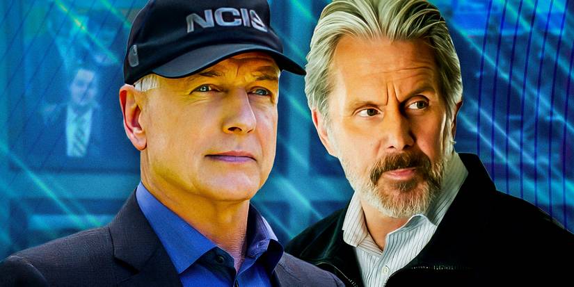 A custom image of Mark Harmon as Leroy Jethro Gibbs and Gary Cole as Alden Parker in NCIS
