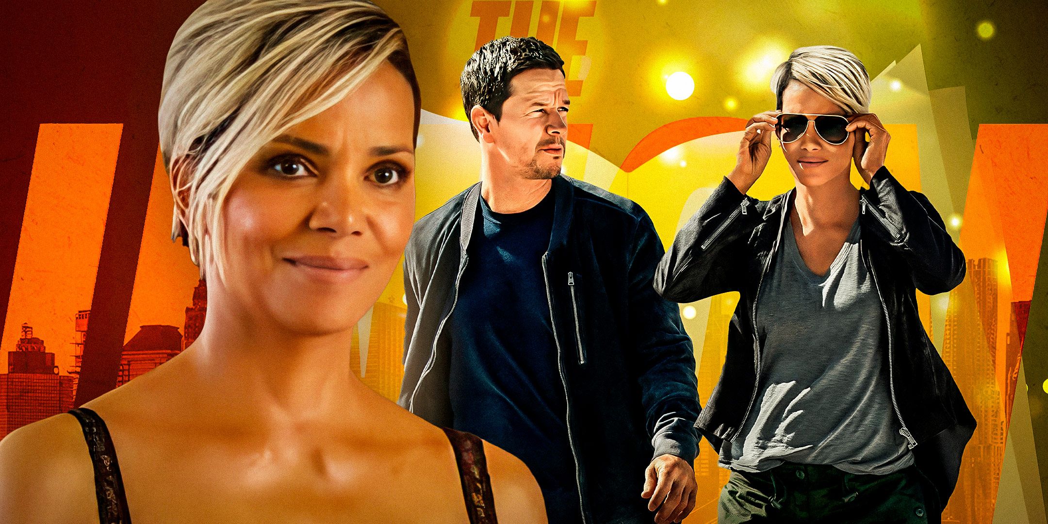 Custom image of Halle Berry and Mark Wahlberg as their characters in The Union