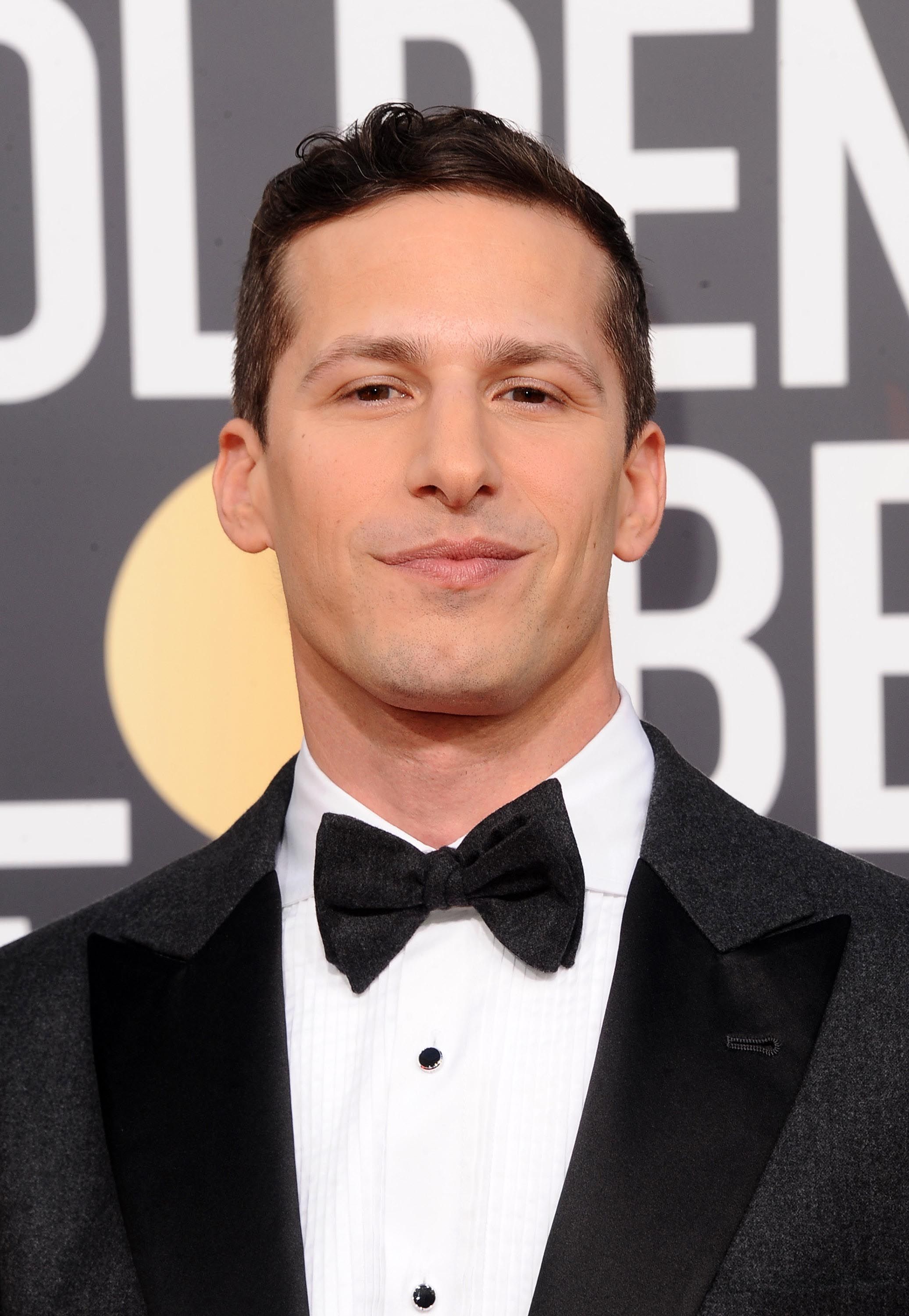 Headshot Of Andy Samberg In The 76th Golden Globe Awards